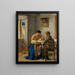 Die Geschwister - Hans Thoma — gerahmtes Bild an der Wand