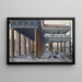 Caprice architektonisch mit Figuren - Hans Vredeman de Vries — gerahmtes Bild an der Wand