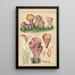 Cantharellus clavatus Pers - Hans Baldung — gerahmtes Bild an der Wand