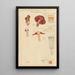 Dermocybe anthracina Fr - Hans Baldung — gerahmtes Bild an der Wand
