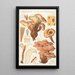 Lentinus cochleatus Pers Fr - Hans Baldung — gerahmtes Bild an der Wand