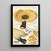 Poyporus squamosus Fries - Hans Baldung — gerahmtes Bild an der Wand