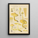 Tricholoma sulfurinum - Hans Baldung — gerahmtes Bild an der Wand