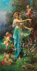 Eine Allegorie des Frühlings mit Cupid - Hans Zatzka — Ansicht des Kunstwerks