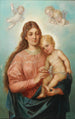 Madone mit dem Kind Christus und Putti - Hans Zatzka — Ansicht des Kunstwerks