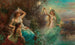 Nymphen bei der Morgendämmerung - Hans Zatzka — Ansicht des Kunstwerks