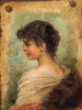 Portrait eines jungen Frau-Profil - Hans Zatzka — Ansicht des Kunstwerks