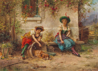 Esprits de la nature - Hans Zatzka — Ansicht des Kunstwerks