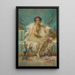 L'Odalisque - Hans Zatzka — gerahmtes Bild an der Wand
