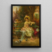 Pensant à lui - Hans Zatzka — gerahmtes Bild an der Wand