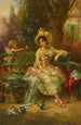 Pensant à lui - Hans Zatzka — Ansicht des Kunstwerks
