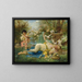 Venus und Amor - Hans Zatzka — gerahmtes Bild an der Wand