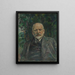 Portrait des Dr. Alexander Malthe - Hans Degard — gerahmtes Bild an der Wand