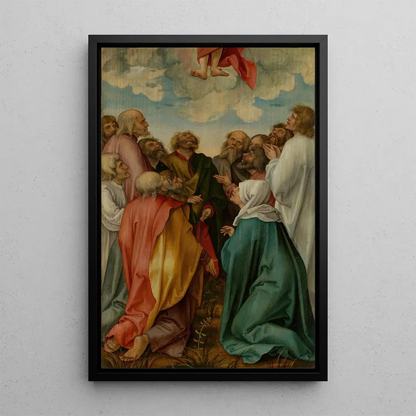 L'Ascension du Christ - Hans von Kulmbach — gerahmtes Bild an der Wand