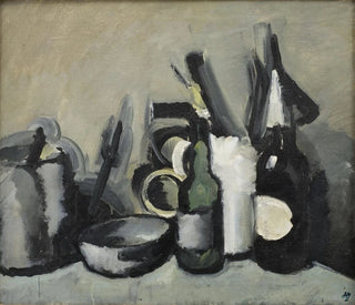 Stillleben mit Flasche - Harald Giersing — Ansicht des Kunstwerks