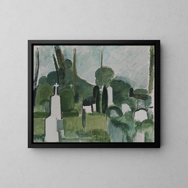 Der Friedhof von Svanninge - Harald Giersing — gerahmtes Bild an der Wand