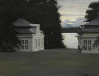 Harald SlottMller - The Eremitage Pavilions In The Royal Gardens At Fredensborg.webp