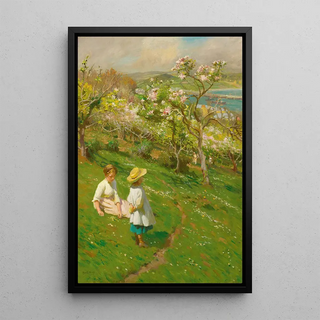 Harold Harvey - Springtime In The Orchard.webp