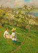Frühling im Obstgarten - Harold Harvey — Ansicht des Kunstwerks