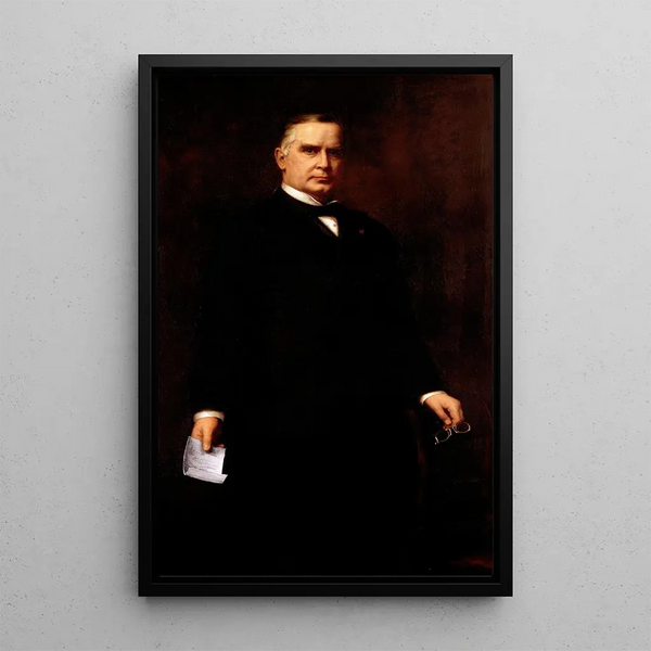 William McKinley - Harriet Anderson Stubbs Murphy — gerahmtes Bild an der Wand