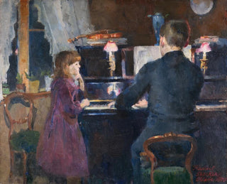 Großes Brüder-Spiel - Harriet Backer — Ansicht des Kunstwerks