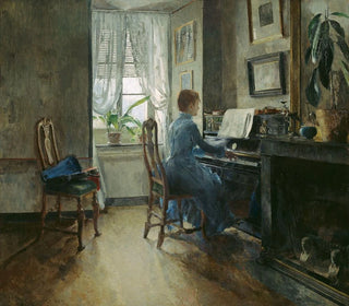 Chez moi - Harriet Backer — Ansicht des Kunstwerks