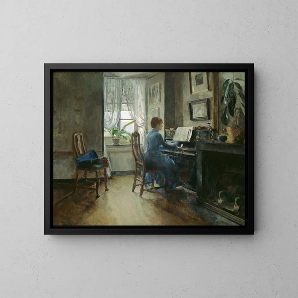 Chez moi - Harriet Backer — gerahmtes Bild an der Wand