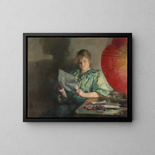 Harriet Backer - Evening Interior.webp