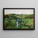 Landschaft von Foldalen - Harriet Backer — gerahmtes Bild an der Wand