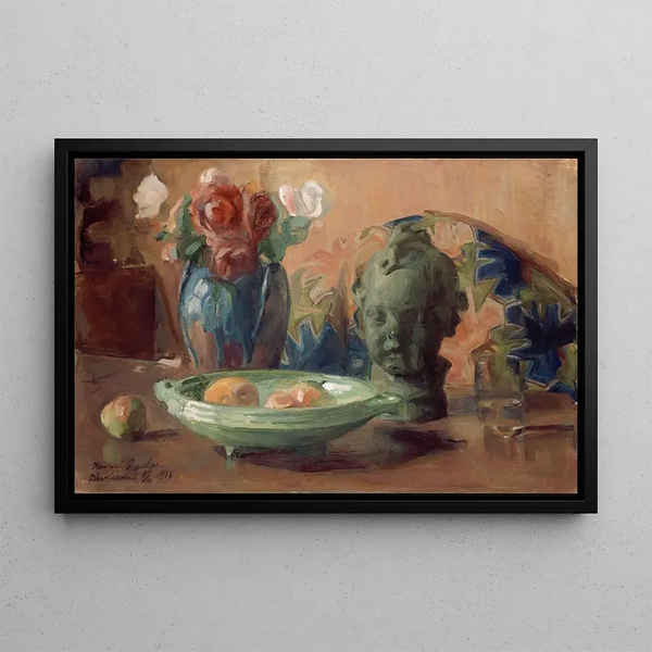 Stillleben-Gemälde - Harriet Backer — gerahmtes Bild an der Wand