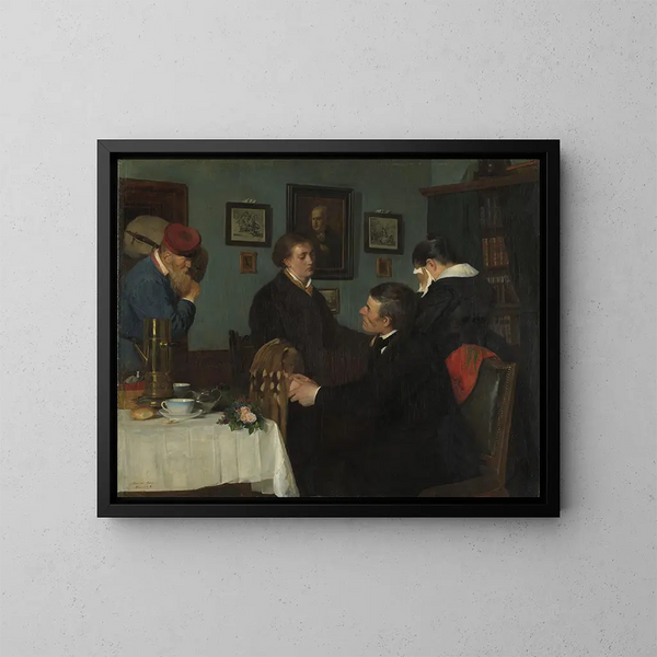 L'Adieu - Harriet Backer — gerahmtes Bild an der Wand