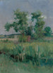 Vue impressionniste d'arbres et d'un ruisseau - Harry Aiken Vincent — Ansicht des Kunstwerks