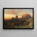 L'Acropole d'Athènes avec le mont Hymette et les oliveraies de l'Académie - Harry John Johnson — gerahmtes Bild an der Wand