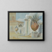 Villa Massimi, Porte de Rome flankiert von Palmen in großen Terrakottatöpfen - Harry John Johnson — gerahmtes Bild an der Wand