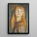 Gedanken - Harry Linley Richardson — gerahmtes Bild an der Wand