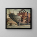 Der britische Kanzler im Trockendock in Falmouth, Oktober 1940 - Harry Morley — gerahmtes Bild an der Wand
