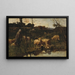 Landschaft mit Schafen, Picardie - Harry Thompson — gerahmtes Bild an der Wand