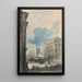 Stadtansicht - Harry Willson — gerahmtes Bild an der Wand