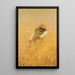 Ernte des Weizens - Harvey T. Dunn — gerahmtes Bild an der Wand