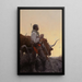 Der Bauer - Harvey T. Dunn — gerahmtes Bild an der Wand