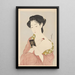 Make-up - Hashiguchi Goyō — gerahmtes Bild an der Wand