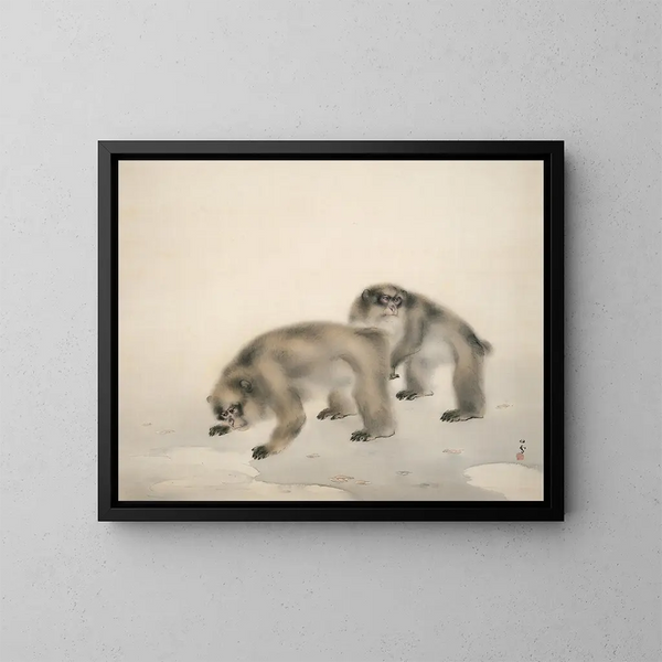 Morgen nach dem Regen - Hashimoto Kansetsu — gerahmtes Bild an der Wand