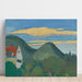 Reproduktion des Gemäldes Haus in Waldlandschaft - Karl Wiener
