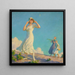 Hochgebirgs-Gemälde - Charles Courtney Curran — gerahmtes Bild an der Wand