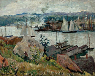 Hafen von Gloucester, Massachusetts - Hayley Lever — Ansicht des Kunstwerks
