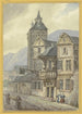 Alte Häuser und ein Turm - Hector von Günderrode — Ansicht des Kunstwerks