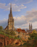 Ansicht von Esslingen am Neckar - Heinrich Adam — Ansicht des Kunstwerks
