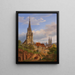 Ansicht von Esslingen am Neckar - Heinrich Adam — gerahmtes Bild an der Wand