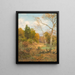 Herbstwald - Heinrich Böhmer — gerahmtes Bild an der Wand