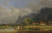 Der Kochelsee mit den Häusern von Schlehdorf - Heinrich Bürkel — Ansicht des Kunstwerks